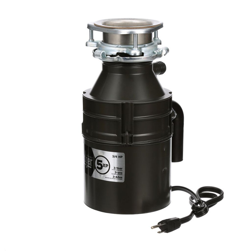InSinkErator Badger 5XP 3/4 HP Continuous Feed Garbage Disposal (With